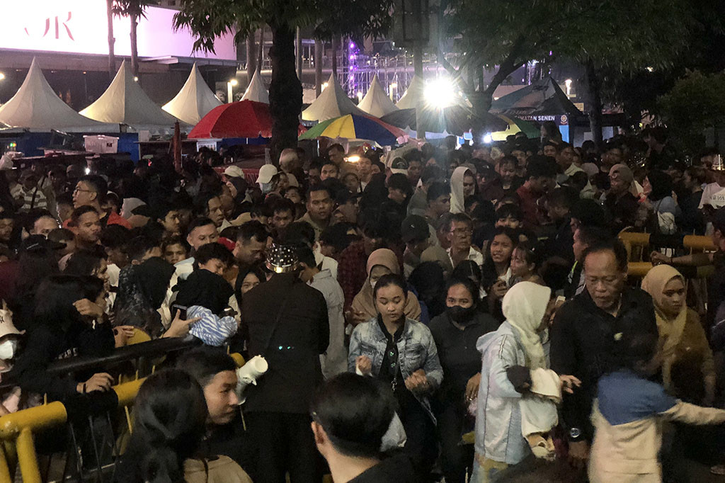 Manajemen Lalu Lintas Orang di Malam Tahun Baru Jakarta jadi Catatan