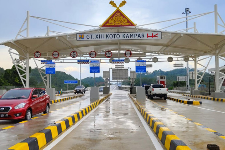Libur Nataru Usai, Fungsional Tol Bangkinang-Koto Kampar Ditutup Sore Ini
