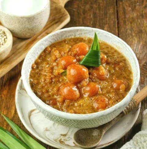 Simak cara buat bubur jali biji salak yang sudah langka di pasaran.  (Foto: Dok. Endeus TV)