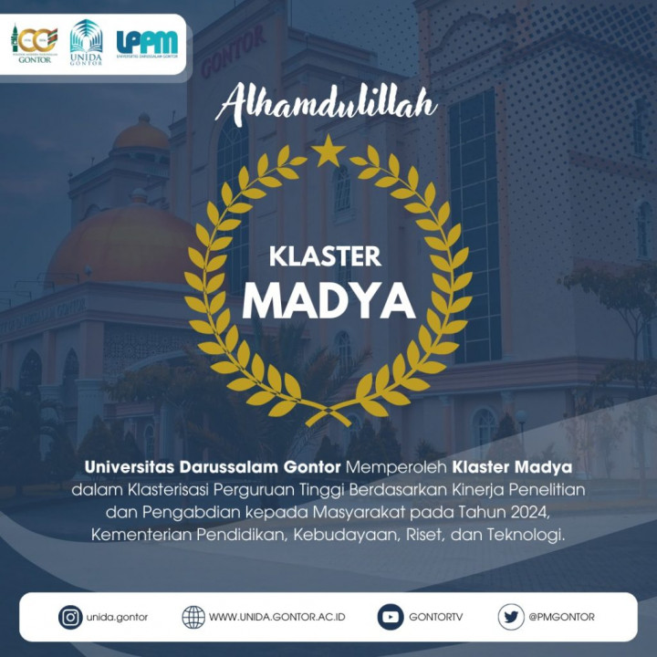 Unida Masuk Klaster Madya pada Klasterisasi Perguruan Tinggi 2024