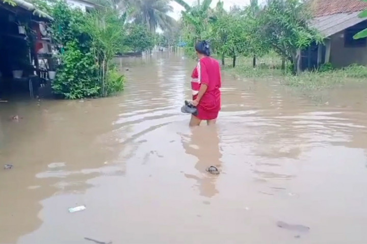 Potret Ratusan Rumah di Karawang Terendam Banjir