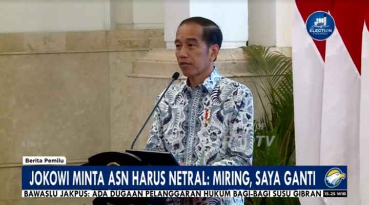 Jokowi Jengkel ASN Tidak Netral saat Pemilu