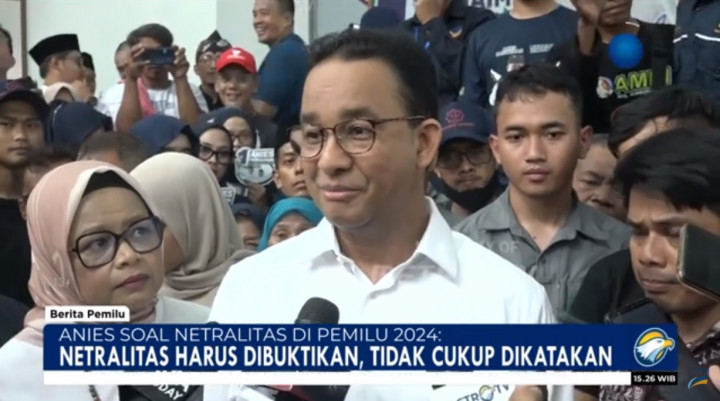 Anies Minta Netralitas ASN Terbukti dan Tidak Sebatas Kata-kata