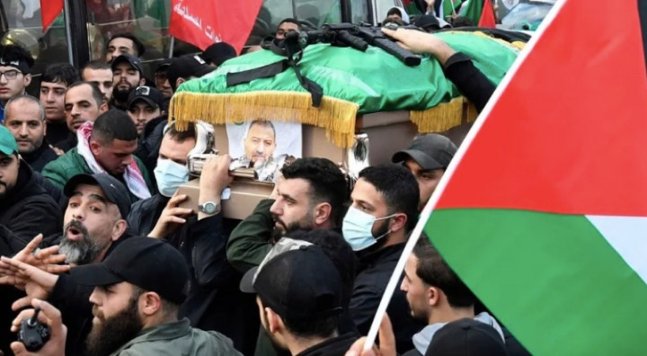 Ribuan Orang Hadiri Pemakaman Pemimpin Hamas di Beirut