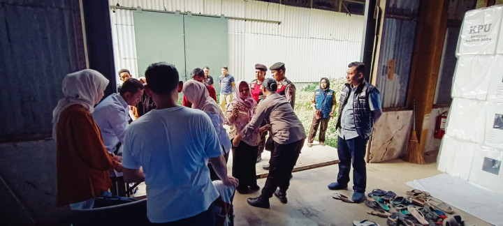 KPU Kudus Mulai Lipat dan Sortir Surat Suara Pileg DPRD Kabupaten