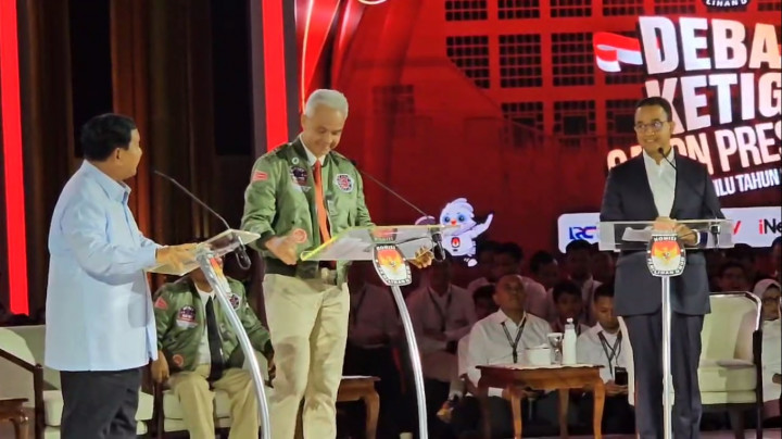 Prabowo Langgar Aturan Debat demi Potong Omongan Anies soal Kepemilikan Tanah Menhan