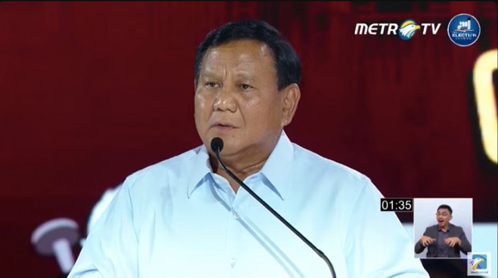 Prabowo Emosi saat Respons Pertanyaan Anies soal Etika Pemimpin
