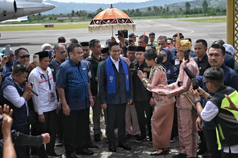 Tiba di Gorontalo, Anies: Masyarakatnya Siap Sambut Perubahan