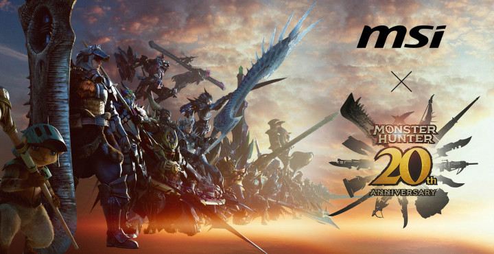 Kolaborasi MSI x Capcom Anniversary Monster Hunter ke-20 Resmi Dirilis