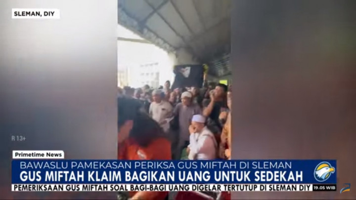 Gus Miftah Diperiksa Bawaslu Terkait Dugaan Politik Uang: Itu Sedekah Orang