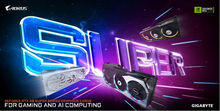 Gigabyte Tampilkan GeForce RTX 40 Super Series