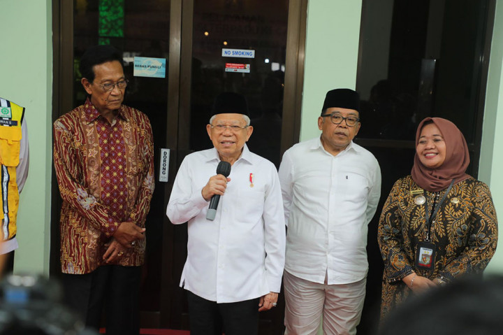 Wapres Ma'ruf Amin Kunjungi Kapanewon Prambanan