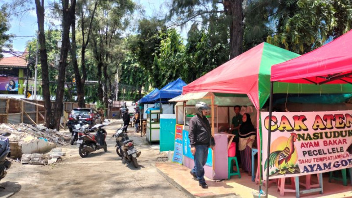 Revitalisasi Tempat Kuliner di Pejambon Gambir Molor, Pedagang Merugi