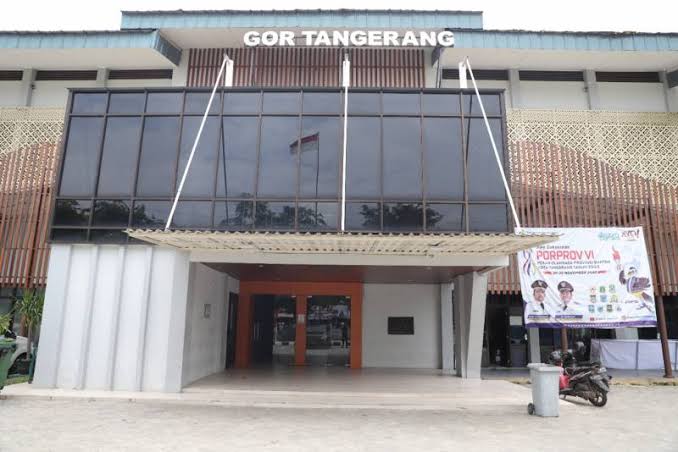 KPU Sulap GOR di Tangerang Jadi Tempat Penampungan Logistik Pemilu