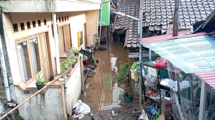 Banjir di Braga Bandung Dipicu Luapan Sungai Cikapundung