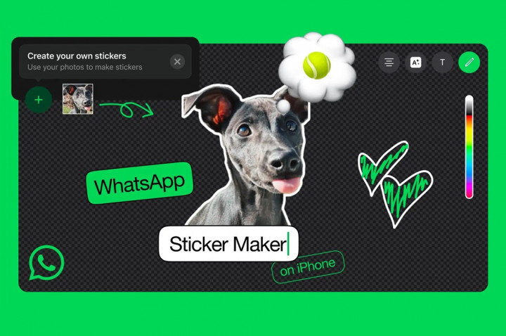 Fitur Buat Stiker di WhatsApp Sudah Masuk iOS di Indonesia