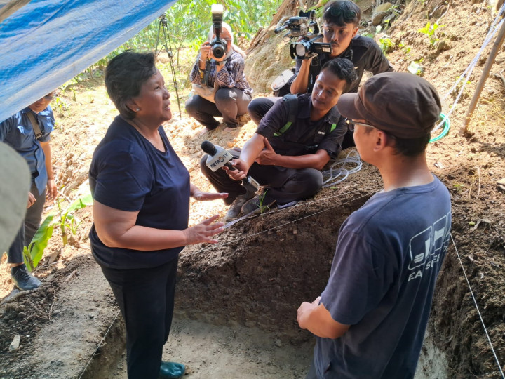 Lestari Moerdijat Lakukan Penggalian di Situs Patiayam
