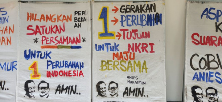 Spanduk Buatan Rakyat Menjamur, Dukungan Terhadap Anies-Muhaimin Meningkat