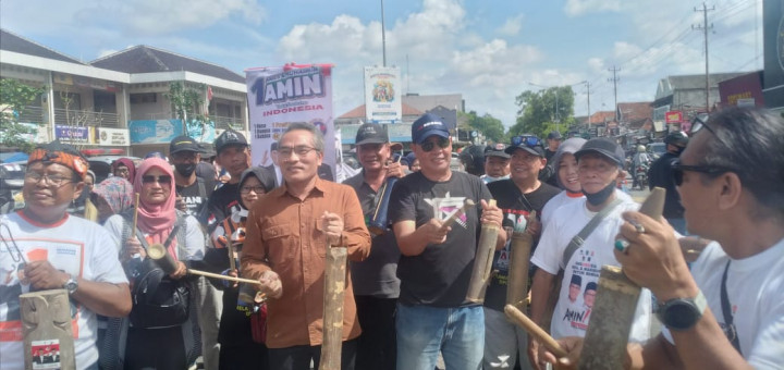 Cara Unik Seniman dan Budayawan di Bantul Ekspresikan Dukungan untuk AMIN
