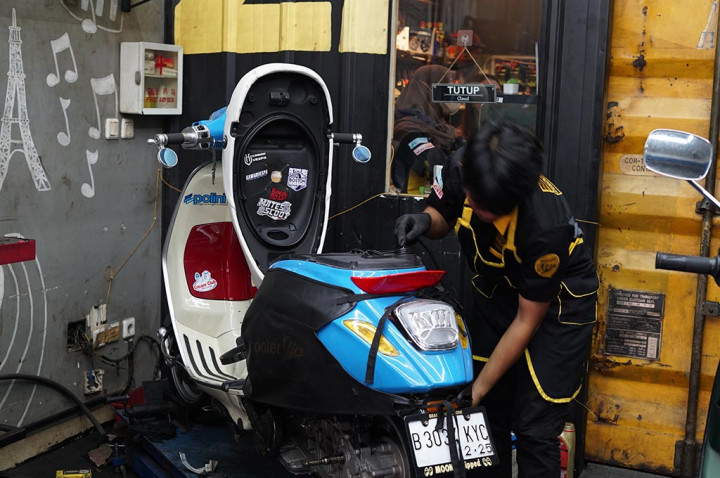 Retro Racing Diprediksi Jadi Tren Modifikasi Vespa di 2024
