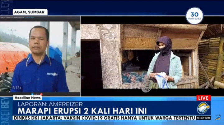 Gunung Marapi 'Batuk' Lagi, Muntahkan Awan Vulkanik Sejauh 1.000 Meter