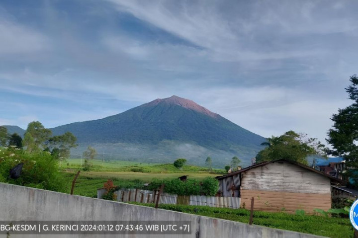 Intensitas Kegempaan Gunung Kerinci Meningkat