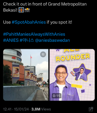 Videotron Aniesbubble Viral, Anies Terharu