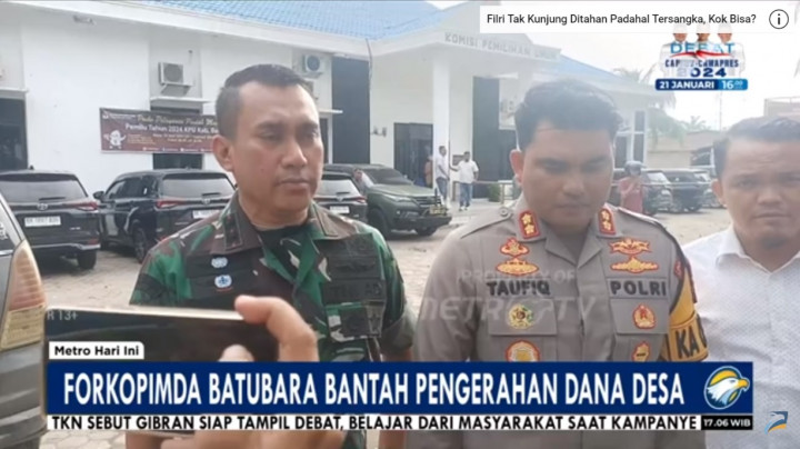 Forkopimda Batubara Bantah Kerahkan Perangkat Desa Dukung Paslon 02