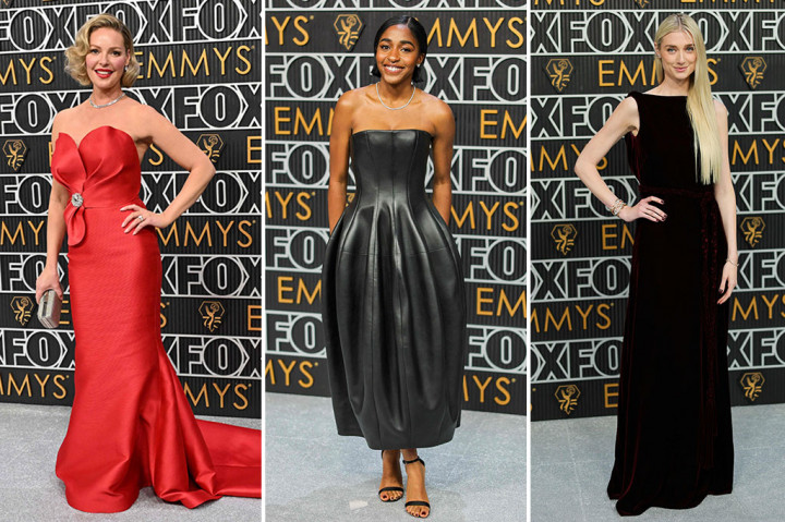 Deretan Gaun Emmy: Merah, Hitam, dan Ungu jadi Favorit
