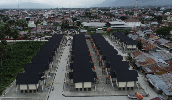 39 Hunian Korban Bencana di Palu Gunakan Desain Panggun Tahan Gempa