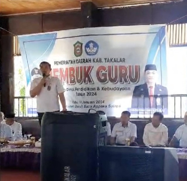 Viral! Sekda Takalar Ajak Para Guru Pilih 'Anak Jokowi'