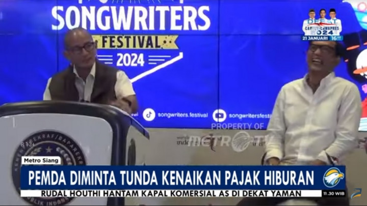 Menparekraf Minta Pemda Tunda Penaikan Pajak Hiburan