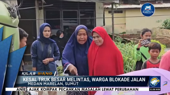 Kesal Lingkungan Berdebu, Emak-Emak di Medan Adang Truk