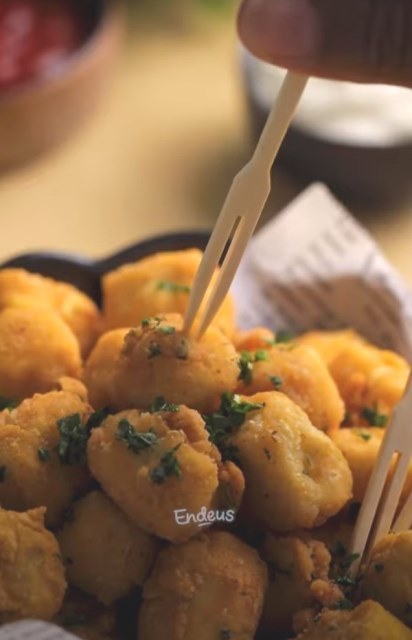 Spicy Tofu Popcorn, Pas Buat Si Penyuka Camilan Crispy yang pedas