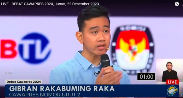 'Kuis Singkatan Gibran' Tak Bisa Muncul di Debat Keempat