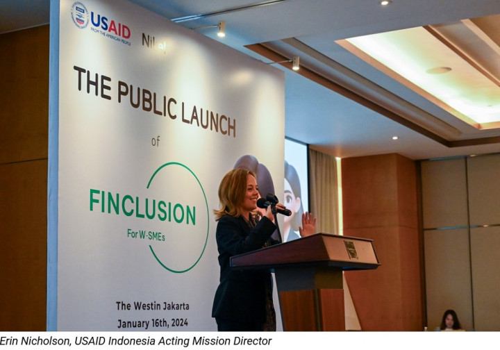 AS Luncurkan 'FINCLUSION' untuk Dukung UKM Perempuan di Indonesia