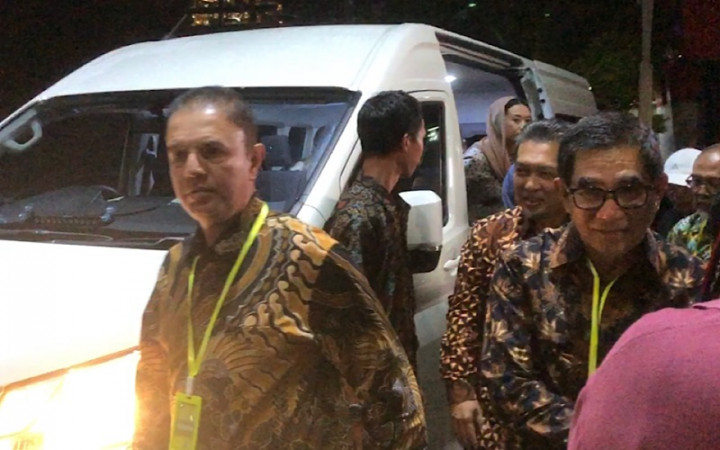 Rombongan Timnas Anies-Muhaimin Hadiri Paku Integritas KPK