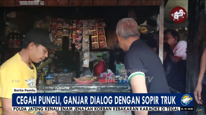 Ganjar <i>Ngobrol</i> Bareng Sopir Truk Bahas Pungli