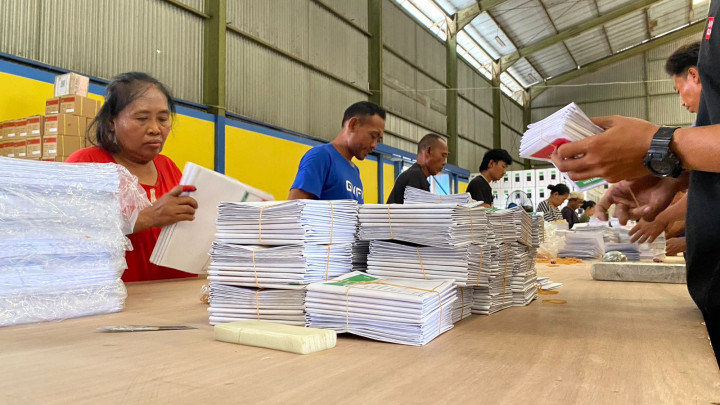 Sortir Surat Suara Pemilu 2024 di Kabupaten Malang Baru 79 Persen