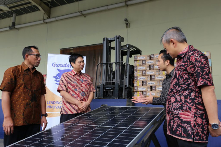 Transisi Energi Ramah Lingkungan, Garudafood Bangun PLTS Atap