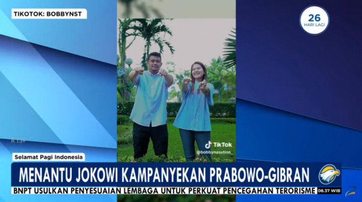 Berkilah Bukan ASN, Bobby Unggah Video Joget 2 Jari di TikTok