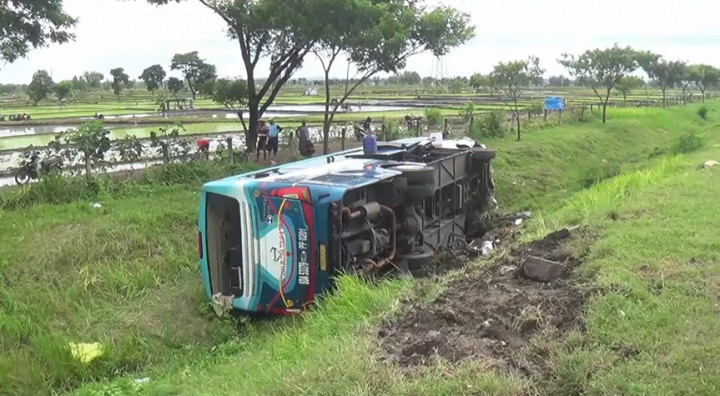 Korban Meninggal Dalam Kecelakaan Bus Pelajar Sidoarjo Jadi 2 Orang