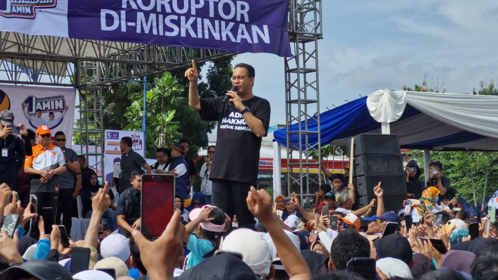 Antusiasme Tinggi di Kampanye Akbar Perdana, Anies: Masyarakat Banten Ingin Perubahan