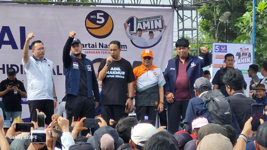Kampanye Akbar di Tangerang, Anies: Massa yang Datang Bukan Bayaran