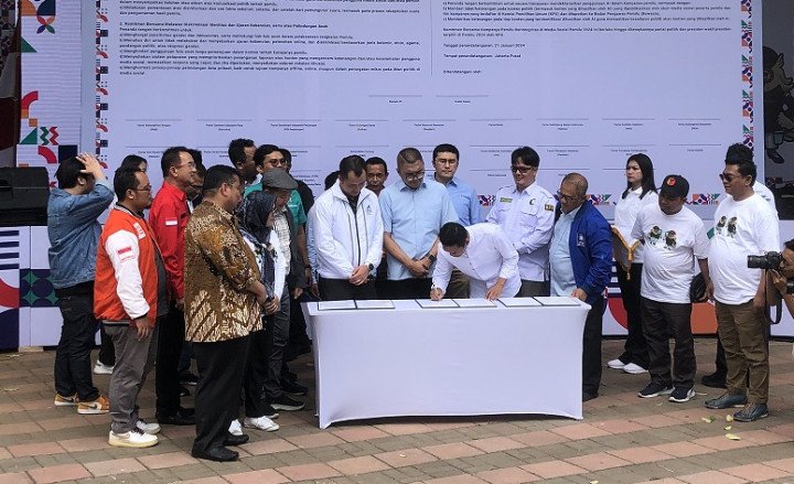 Teken Komitmen Kampanye Berintegritas, Bawaslu: Awal Baik Menghadapi Kampanye Akbar