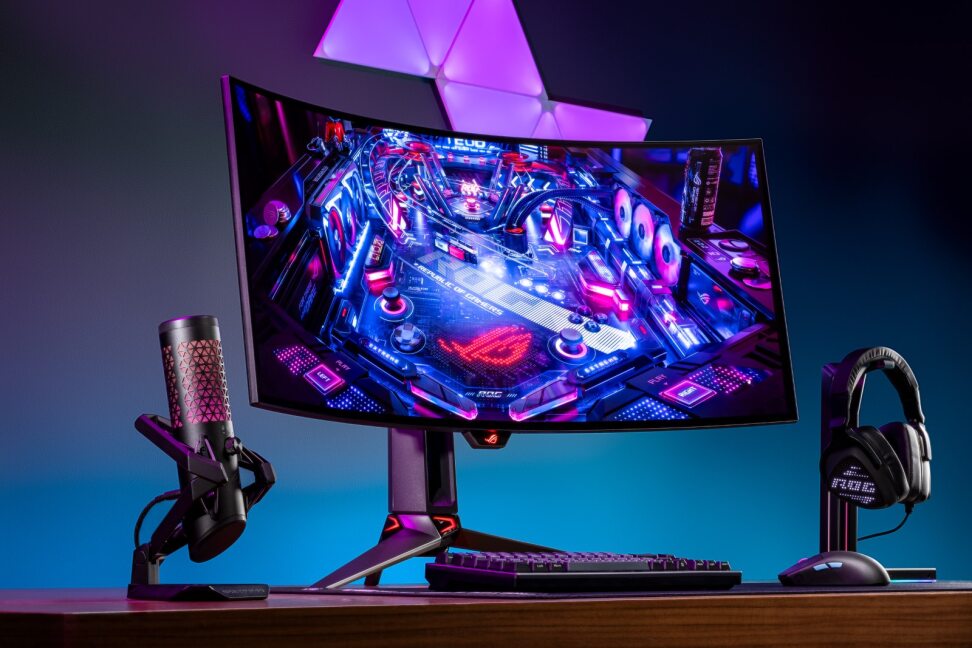 Asus ROG Swift OLED PG34WCDM.