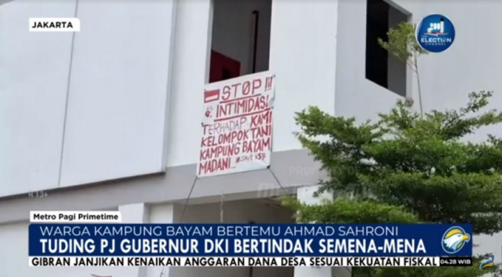 Warga Kampung Bayam Tuntut Hak Tinggal, Sahroni: Pj Gubernur Tak Punya Perasaan