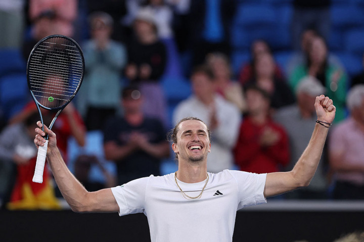 Menang Lima Set, Zverev Capai Perempat Final Australia Open