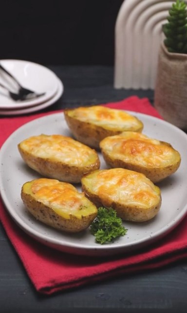 Potato Cheese Bowl, Gurih Bercampur Mozzarella