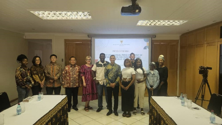 KBRI Windhoek Paparkan Pencapaian Diplomasi RI ke Awak Media Namibia